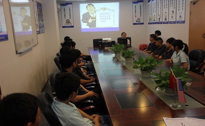 公司組織員工開展安全培訓