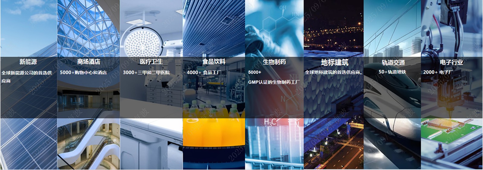 歐博空調服務八大行業(yè)